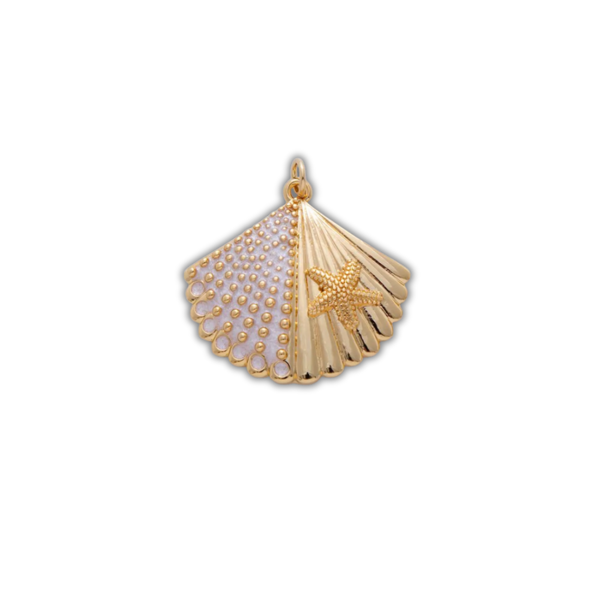 CZ SEASHELL CHARM (L)