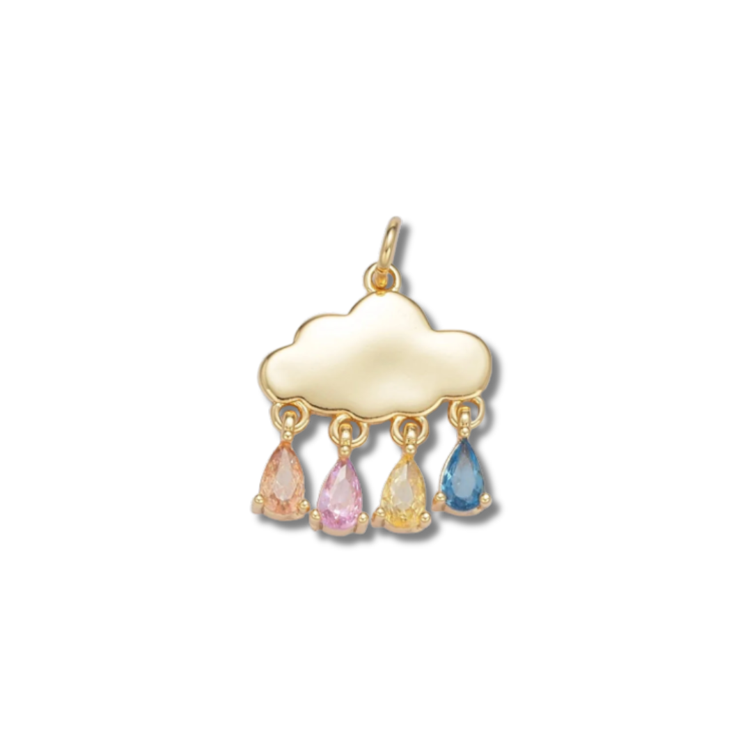 RAINBOW RAINDROPS CHARM (M)