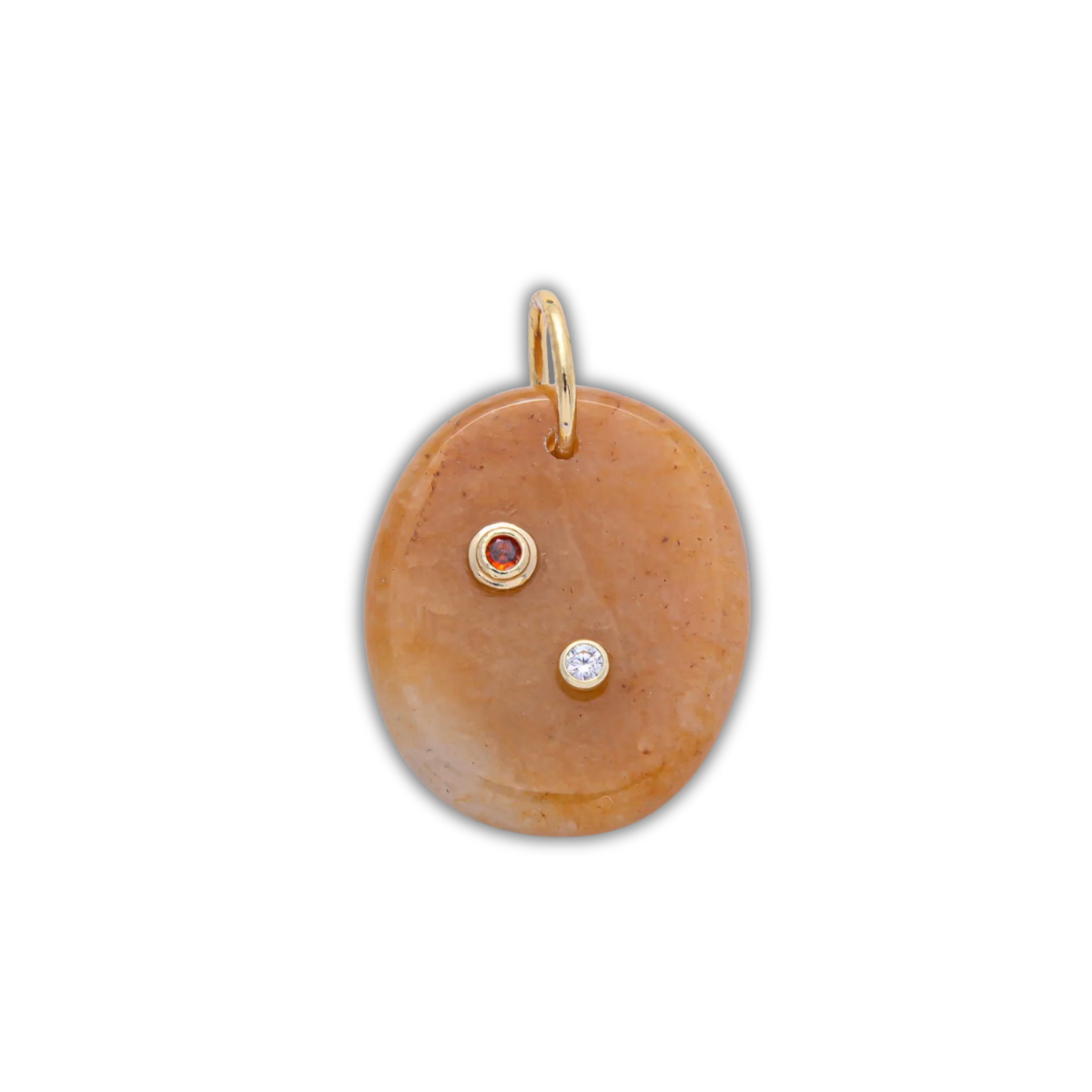 CITRINE STONE CHARM (XL)