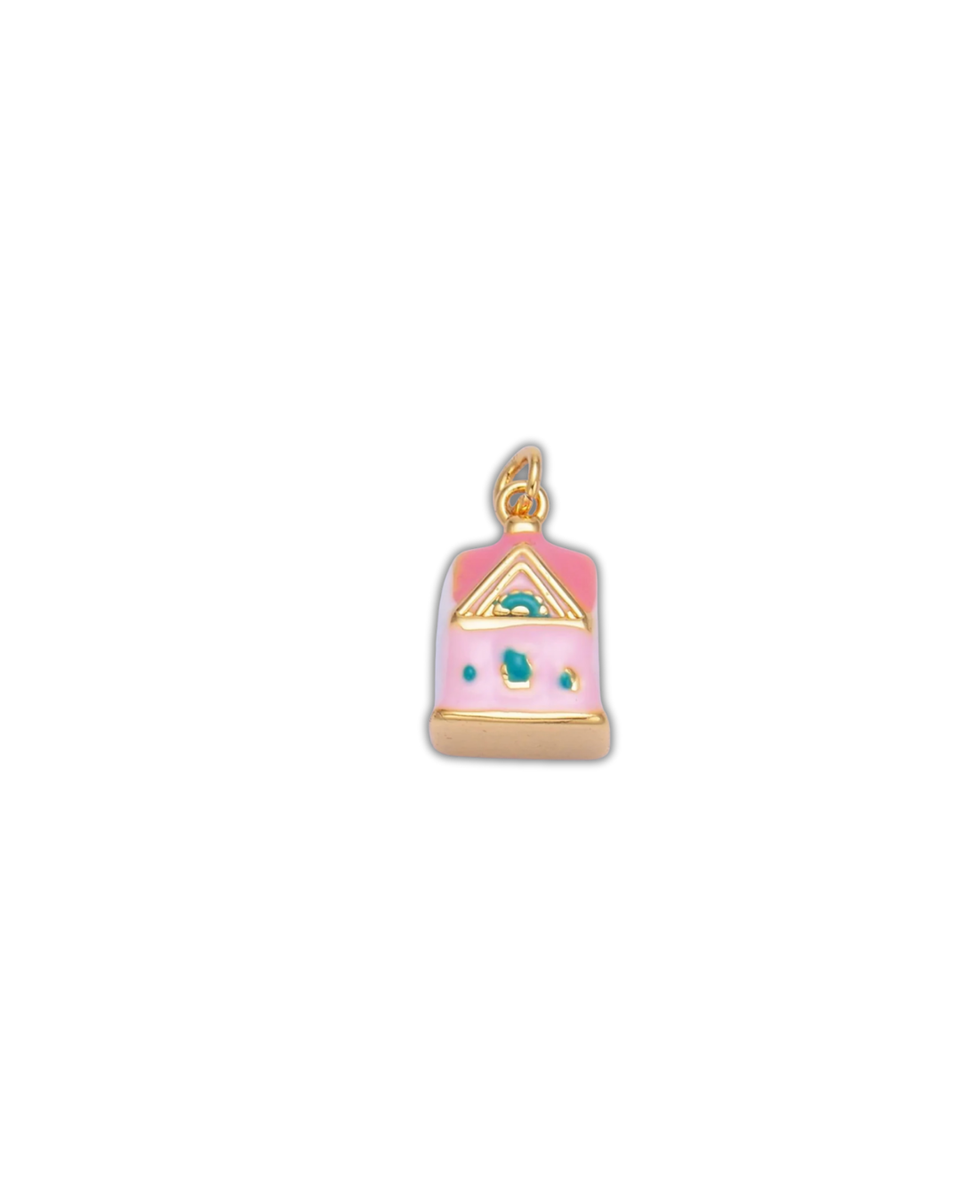 PINK CERAMIC HOUSE CHARM (XS)