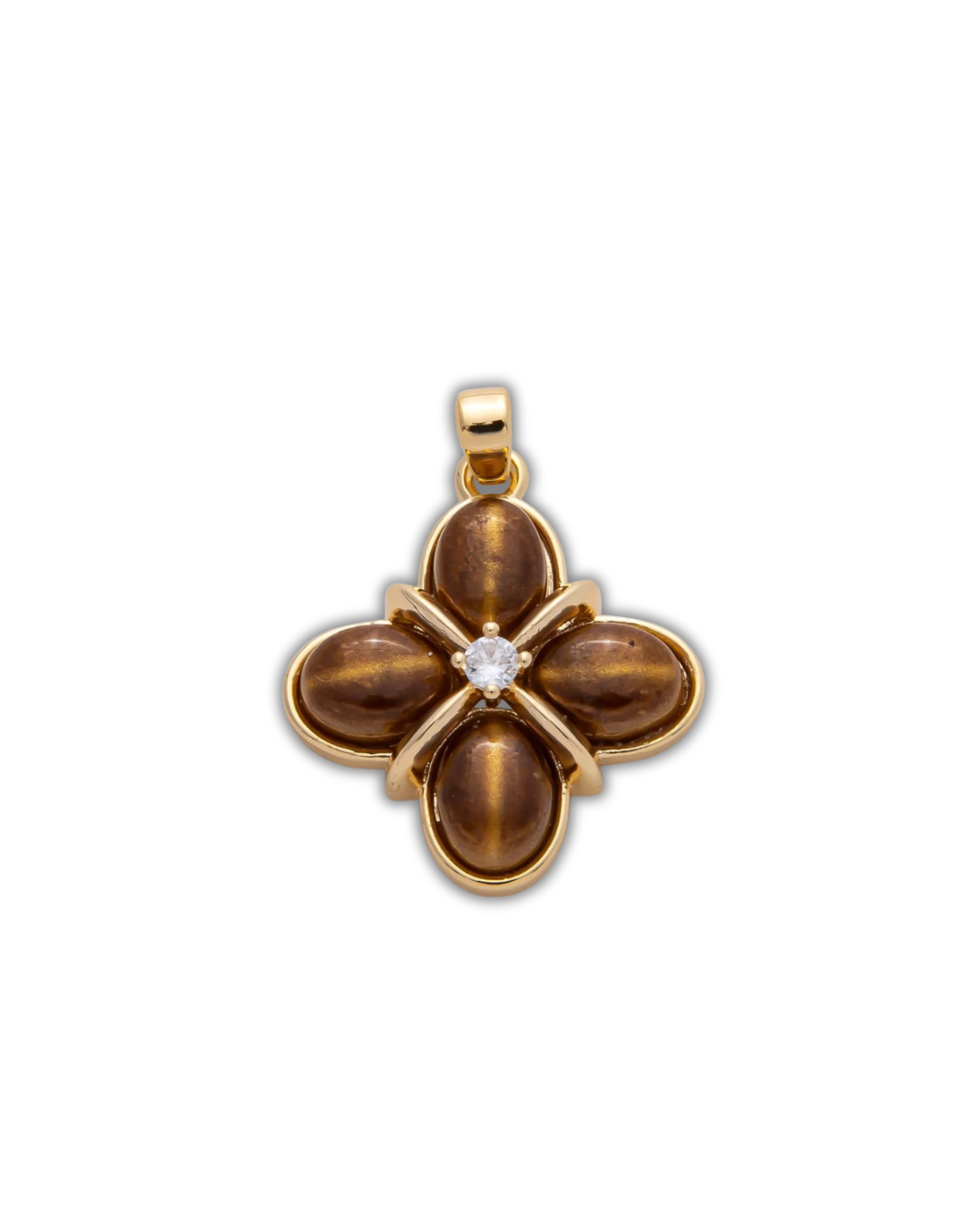 TIGERS EYE CLOVER (L)