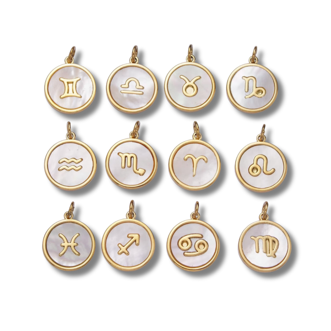 PEARL ZODIAC CHARMS (S)