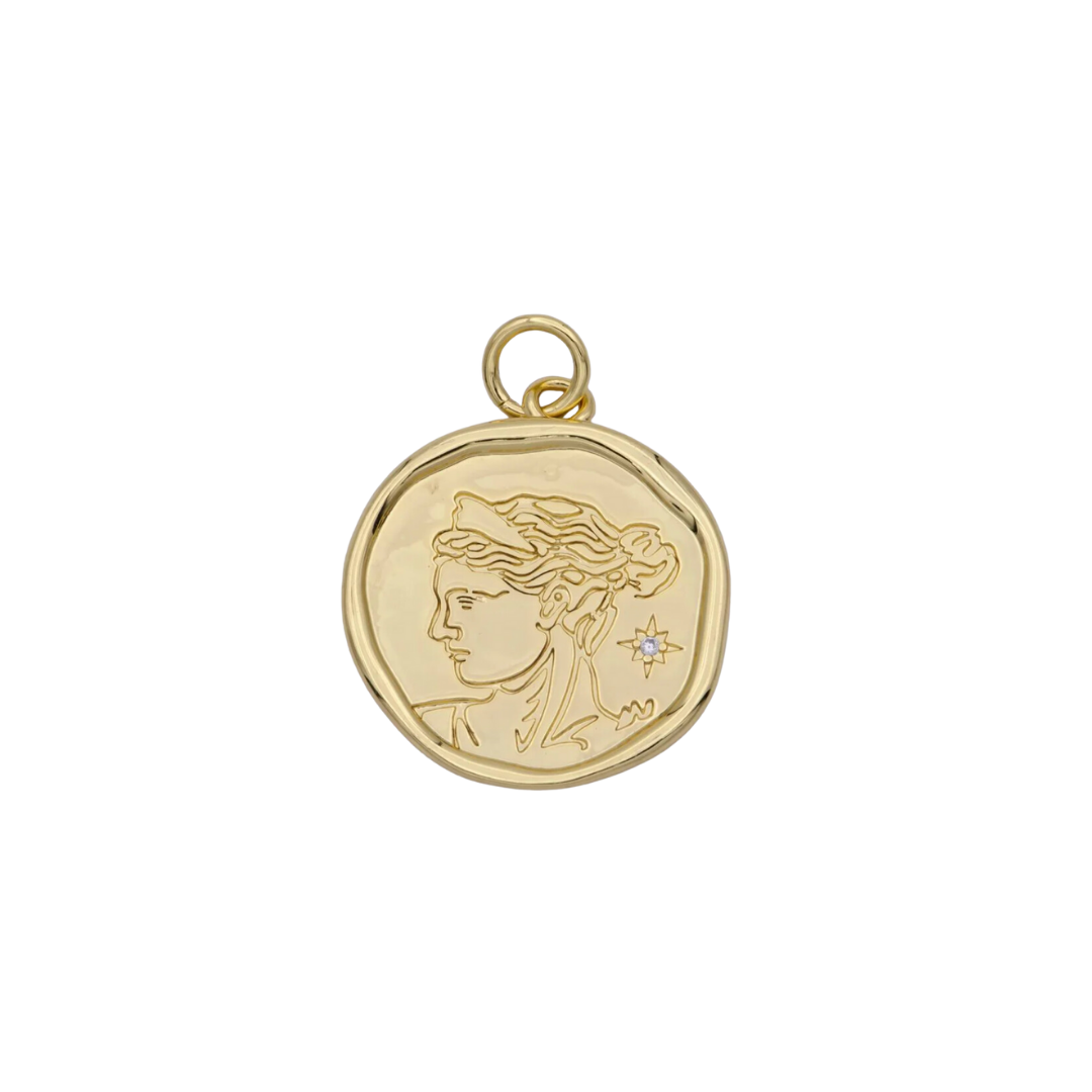 GRECIAN GODDESS COIN (XL)
