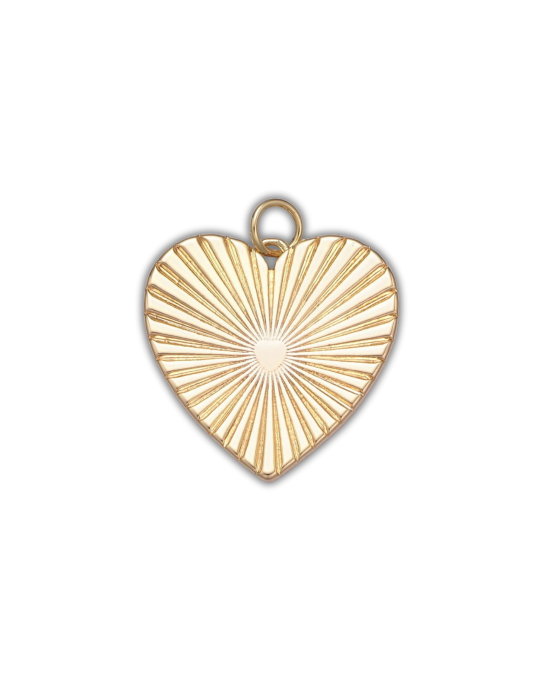 FLAT GOLD HEART (XL)
