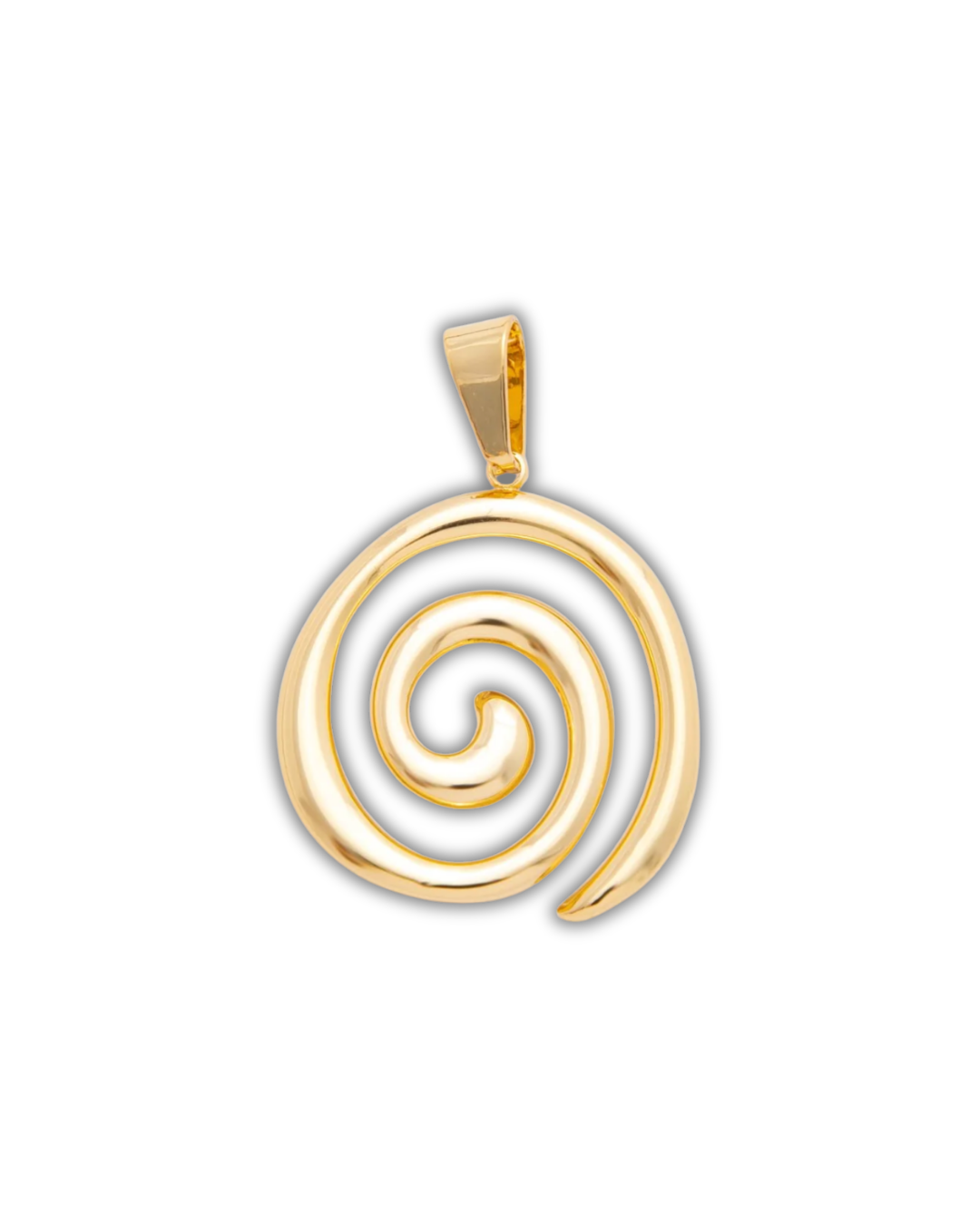 GOLD SPIRAL CHARM (L)
