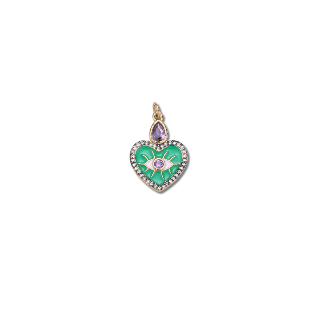 GREEN EYE HEART (M)