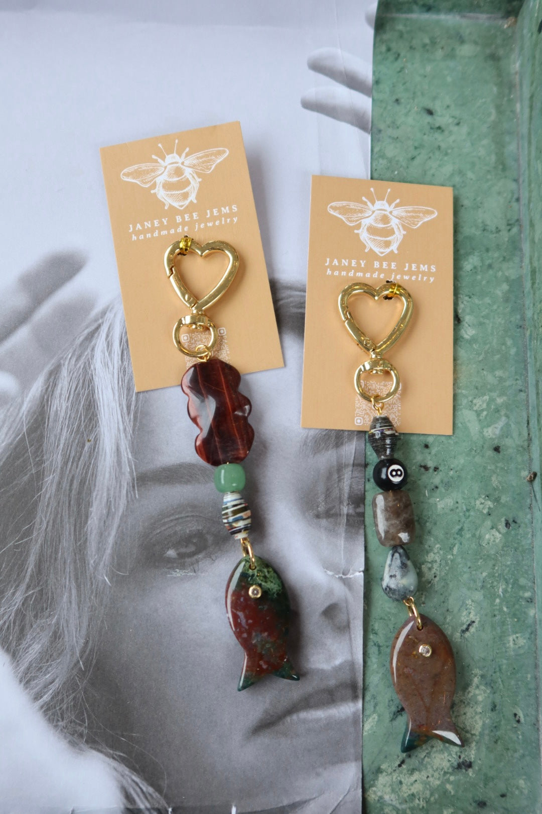 FALL FISH BAG CHARMS