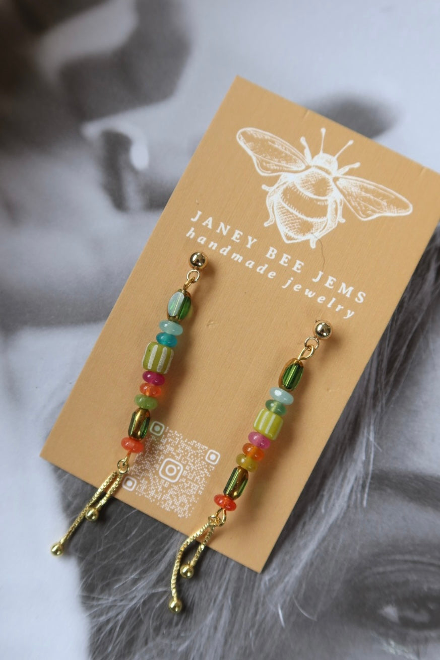 GEM BEAD DANGLES