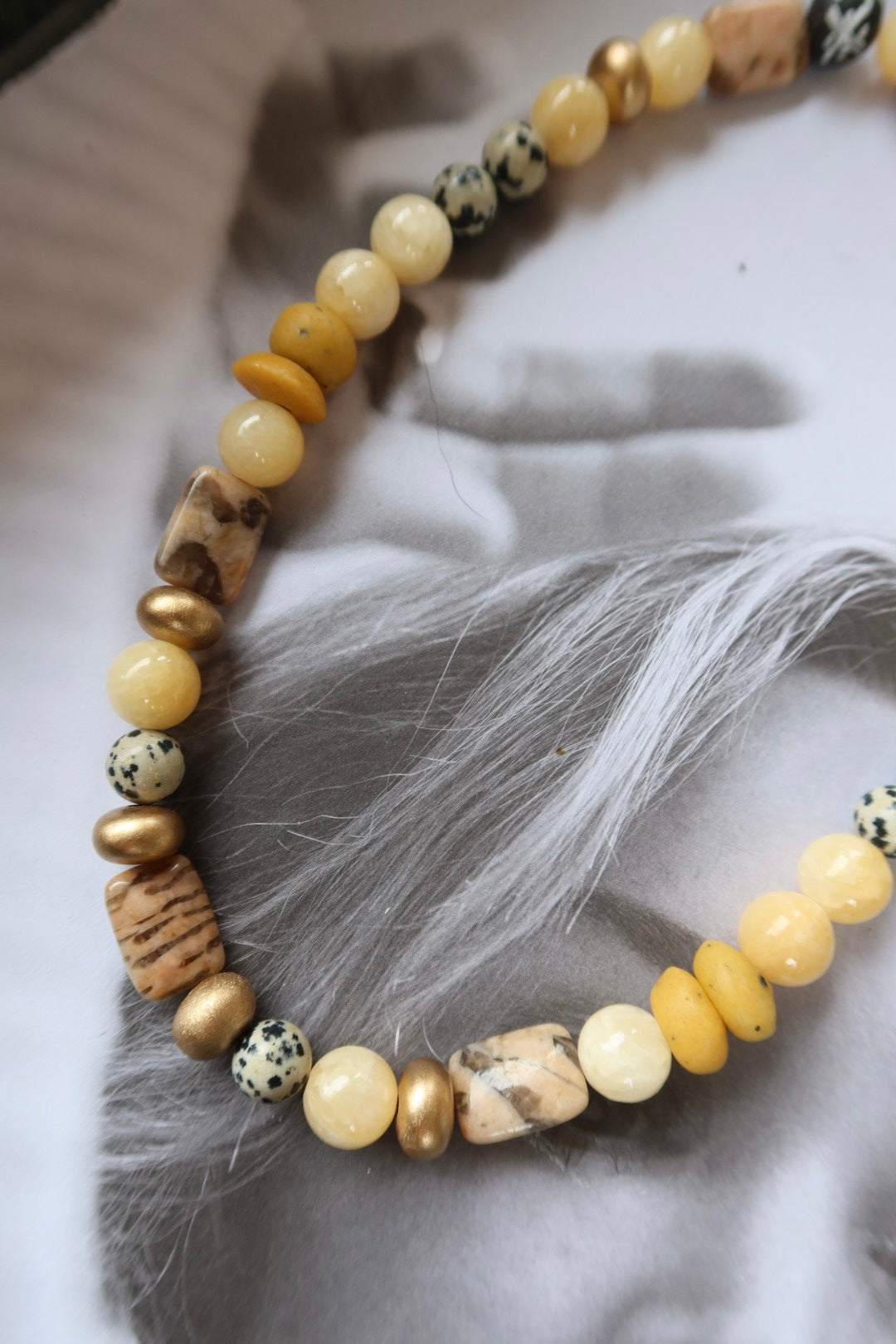 YELLOW ZEBRA BEADS