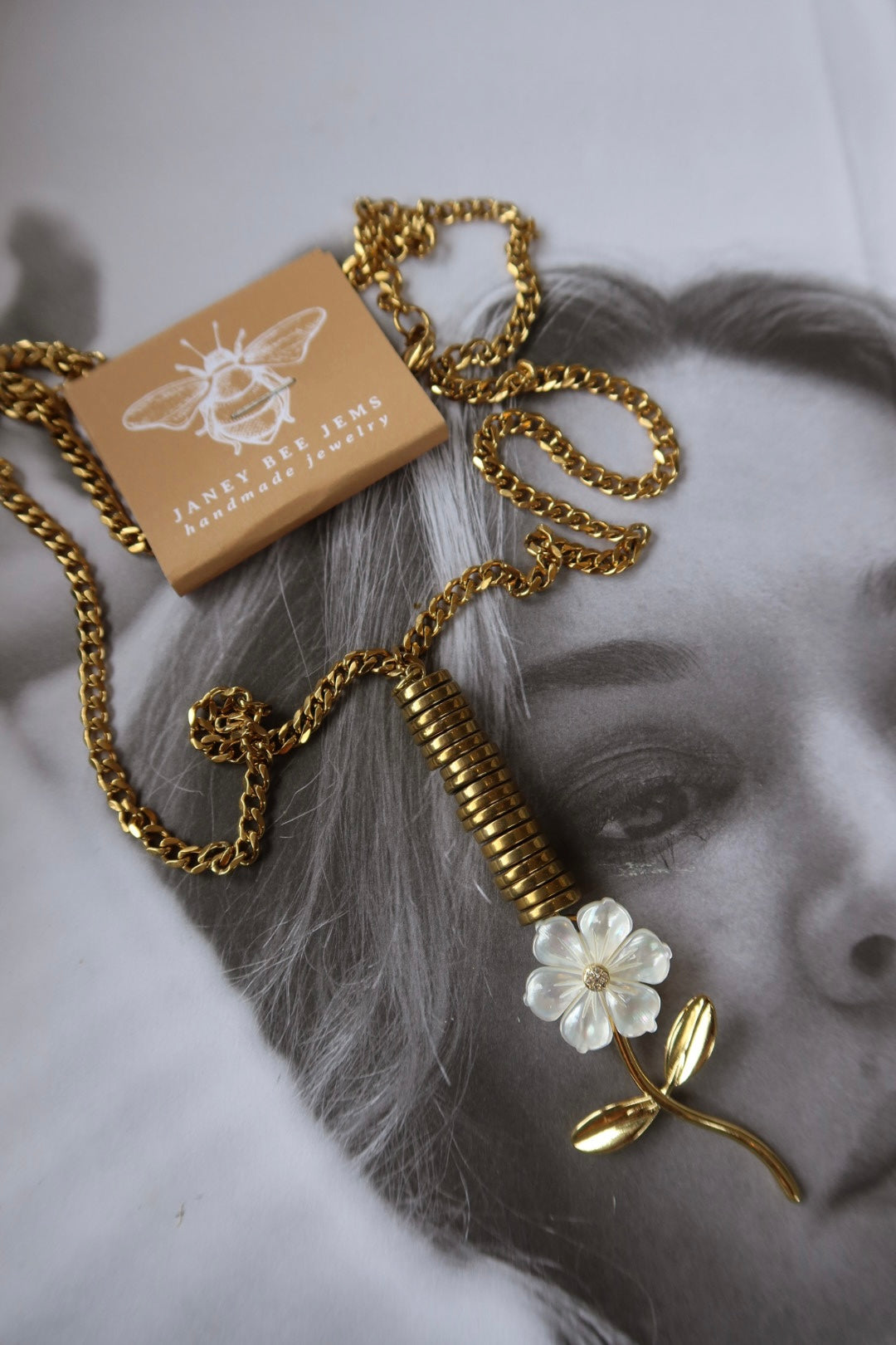 MOTHER OF PEARL LAYERING FLOWER