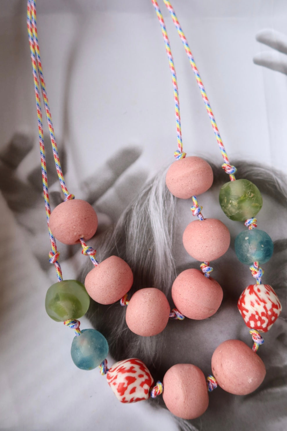 LAYERED BEADED CORDS