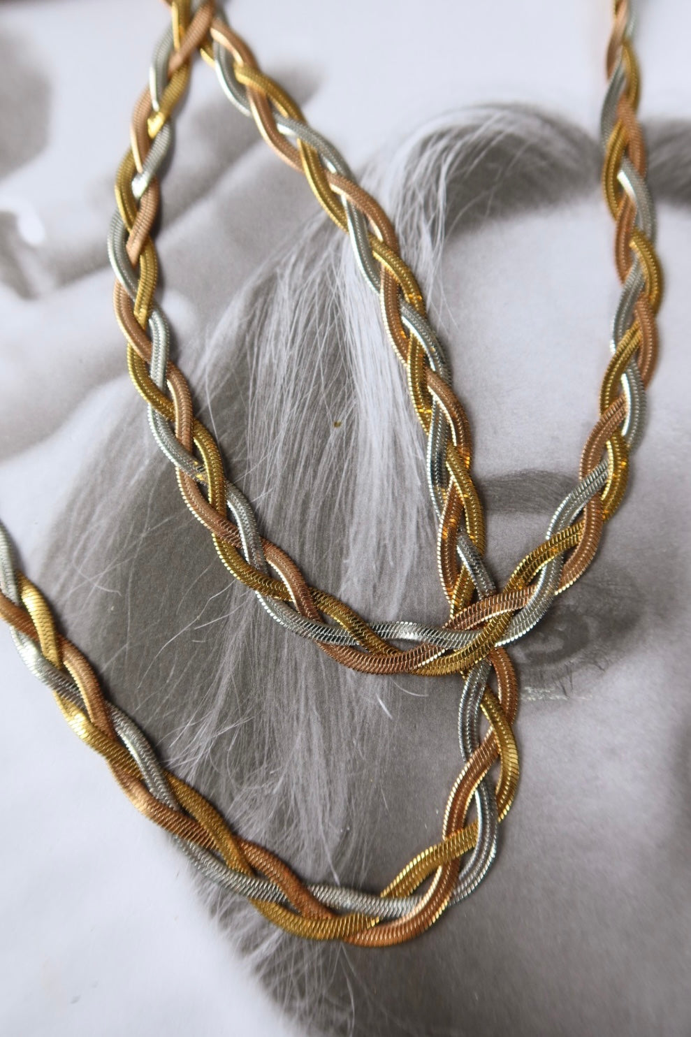 TRI COLOR BRAIDED CHAINS