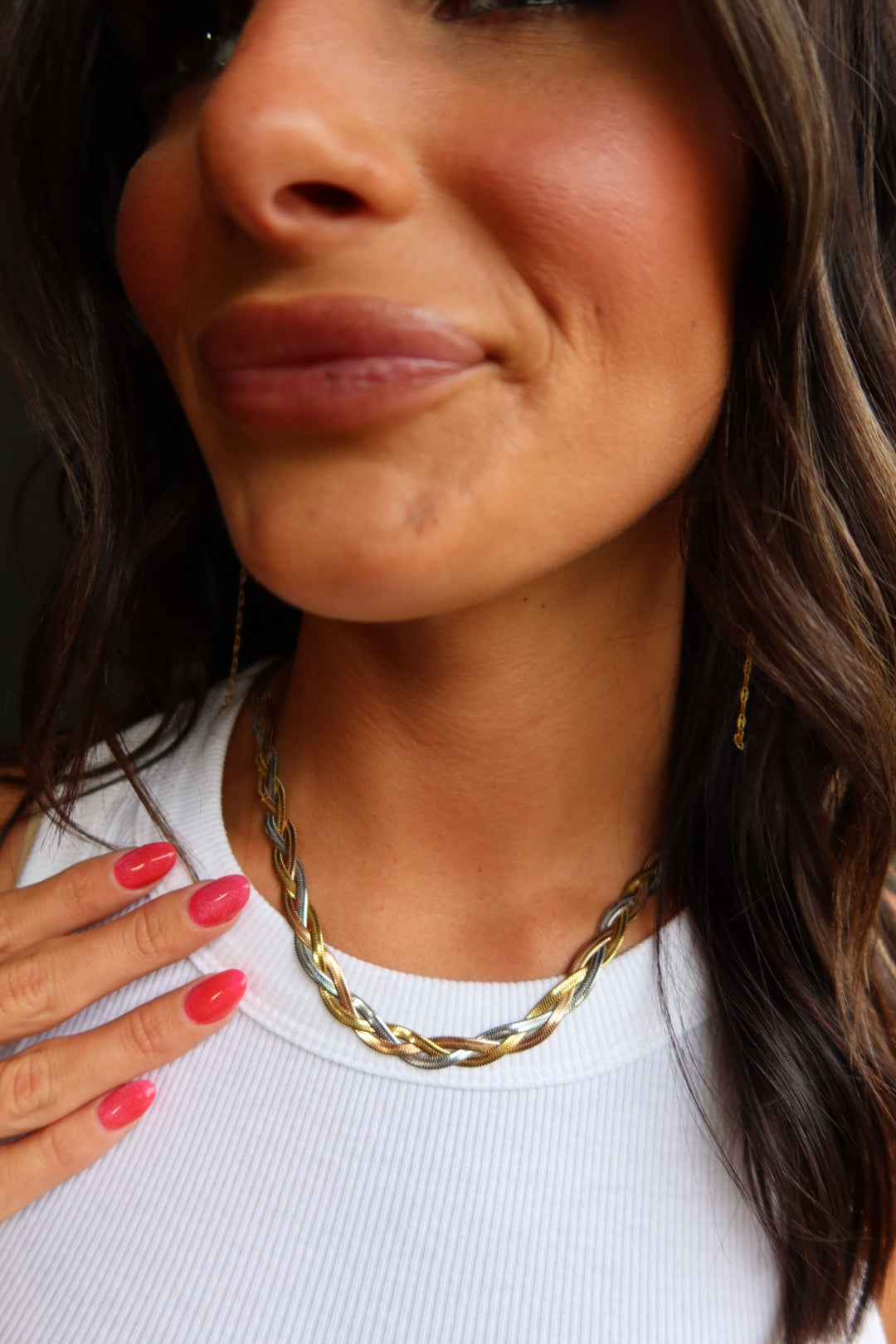 BRAIDED CHAIN (MIXED METAL)