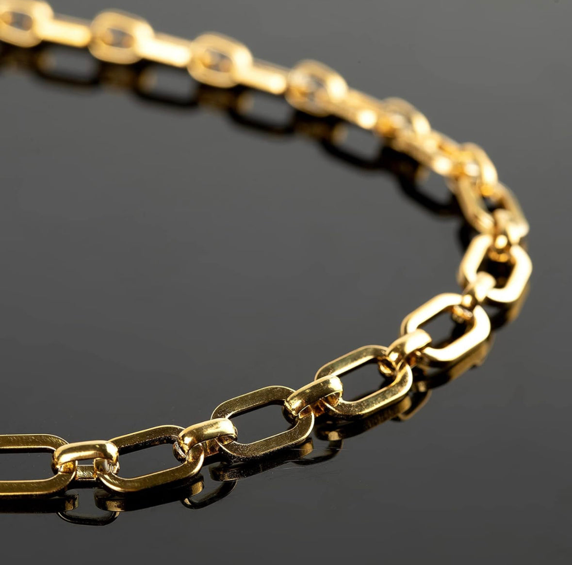 ROUNDED SQUARE CHAIN (BRACELET)