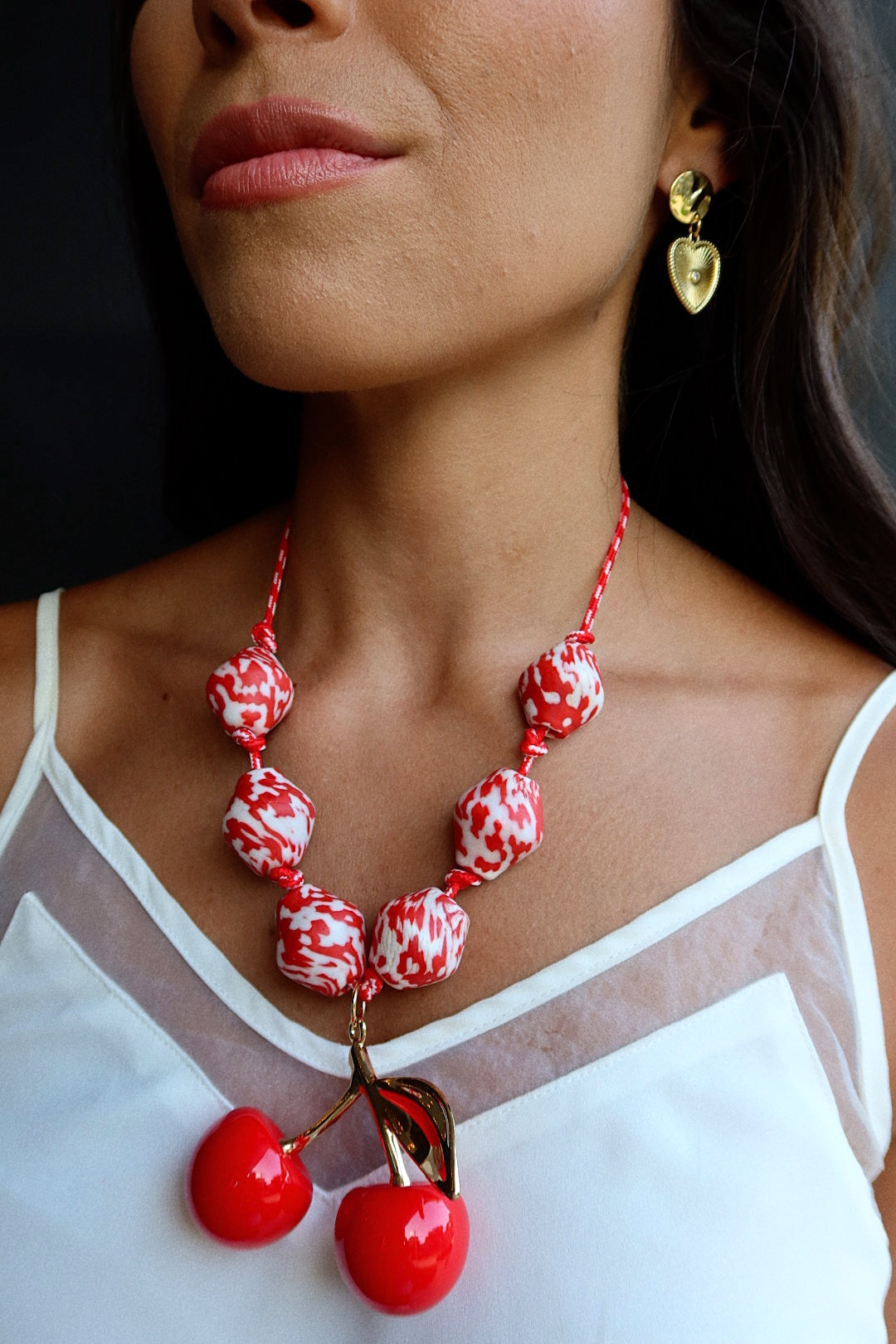 CHERRY BOMB (RED&WHITE ON CORD)
