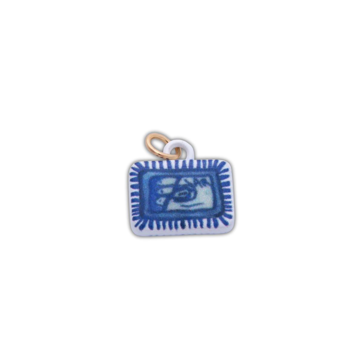 PAINTED SARDINE CAN CHARM (XS)