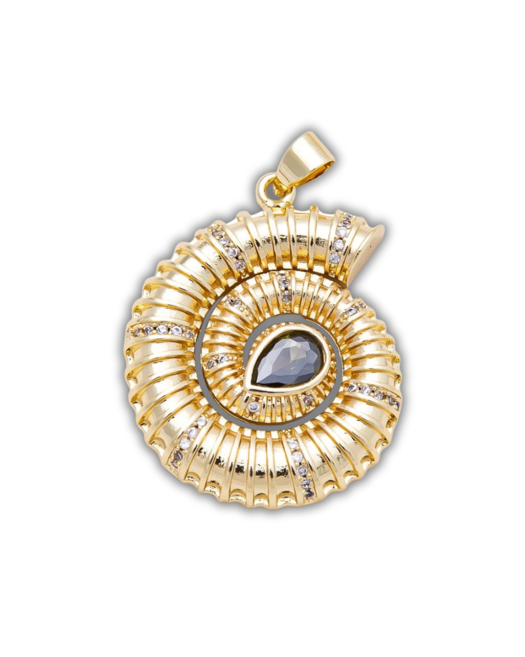 GOLD SPIRAL CHARM (XL)
