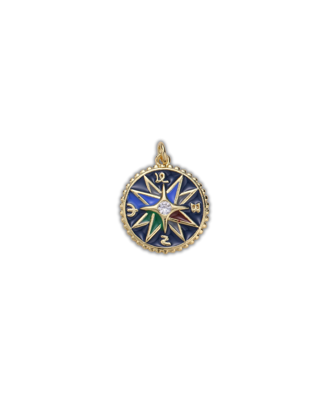 NAVY COMPASS COIN (L)