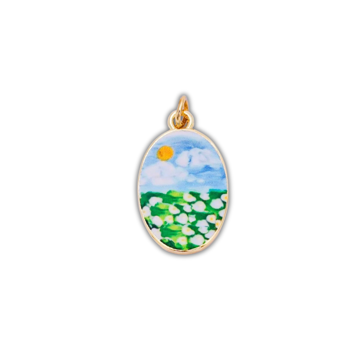 PAINTED LANDSCAPE CHARM (L)