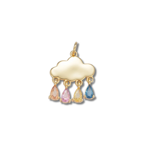 Rainbow Raindrops Charm (M)
