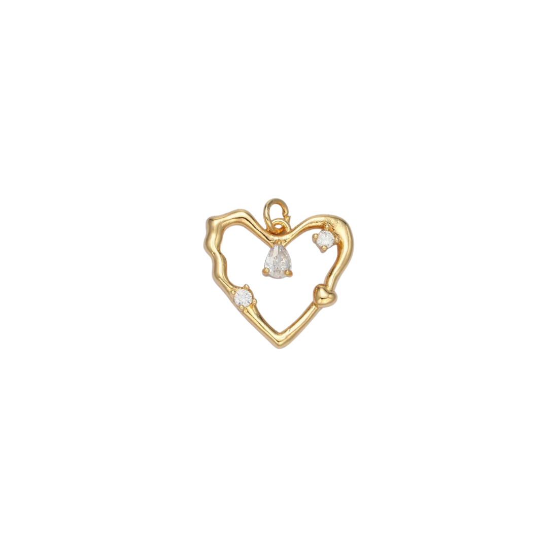 OPEN HEART CHARM