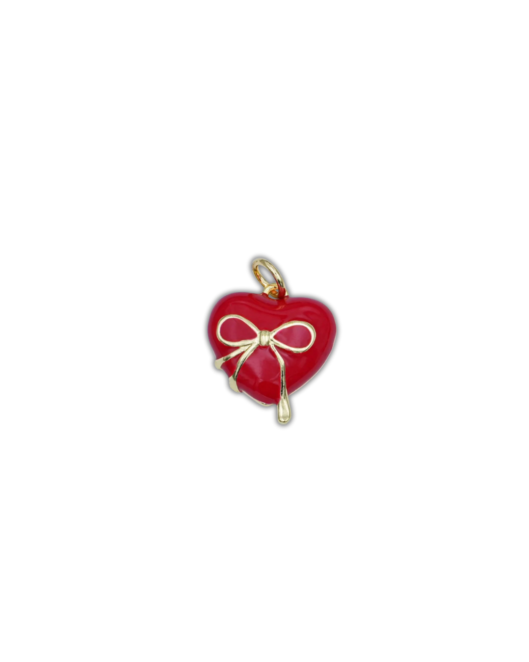 RED BOW HEART (S)