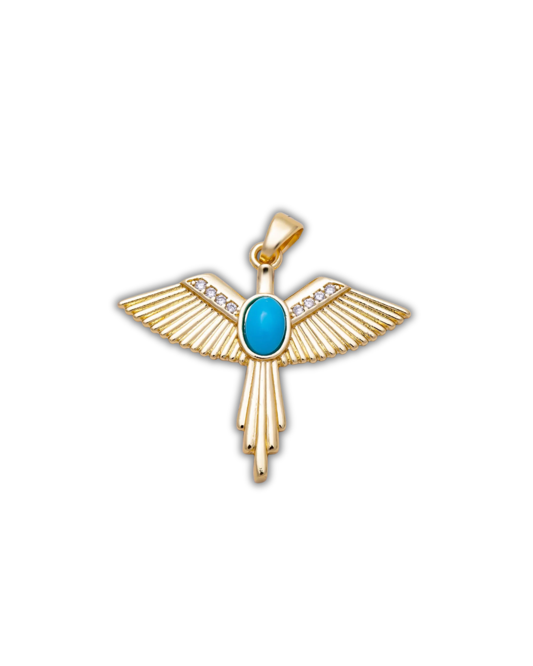 TURQUOISE EAGLE CHARM (L)