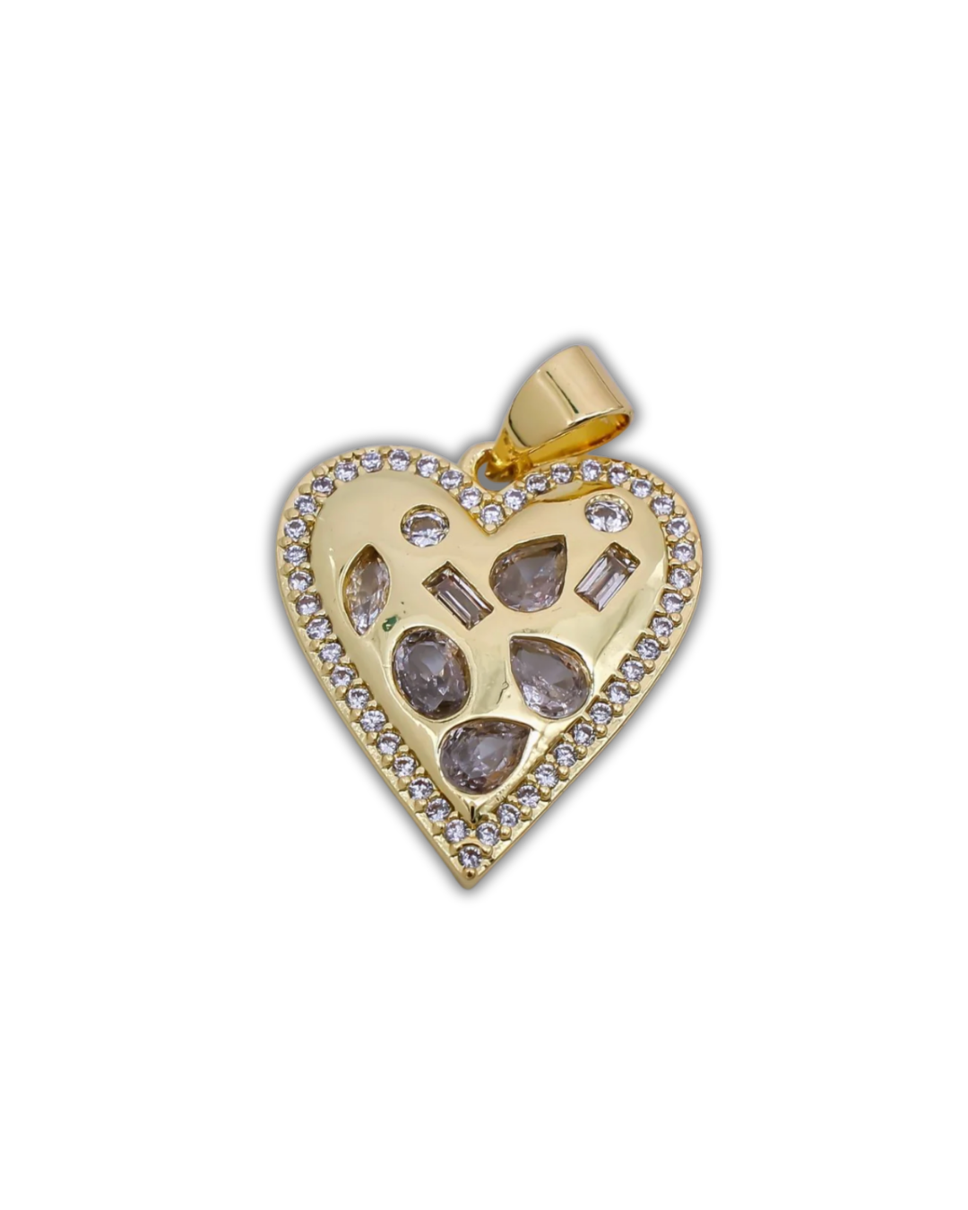 PAVE CRYSTAL HEART (XL)
