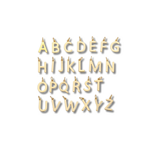 CUTOUT LETTER CHARMS