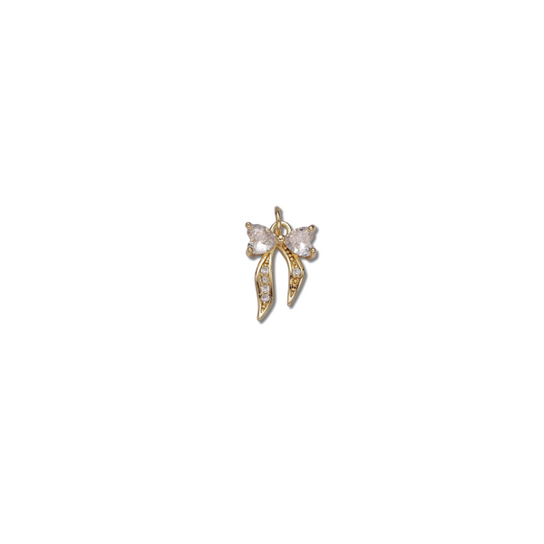 MINI CRYSTAL BOW CHARM (XS)