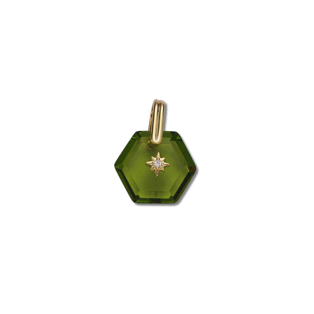 GREEN HEXAGON CRYSTAL