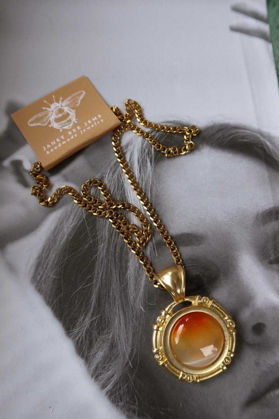 SUNRISE CITRINE LAYERING PENDANT