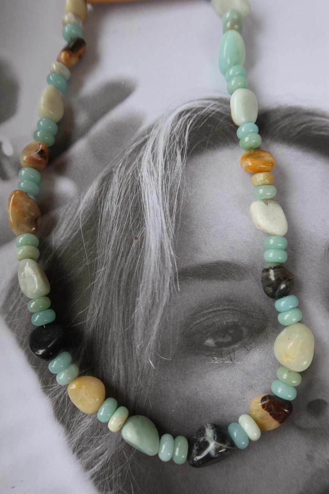 BEADED AMAZONITE