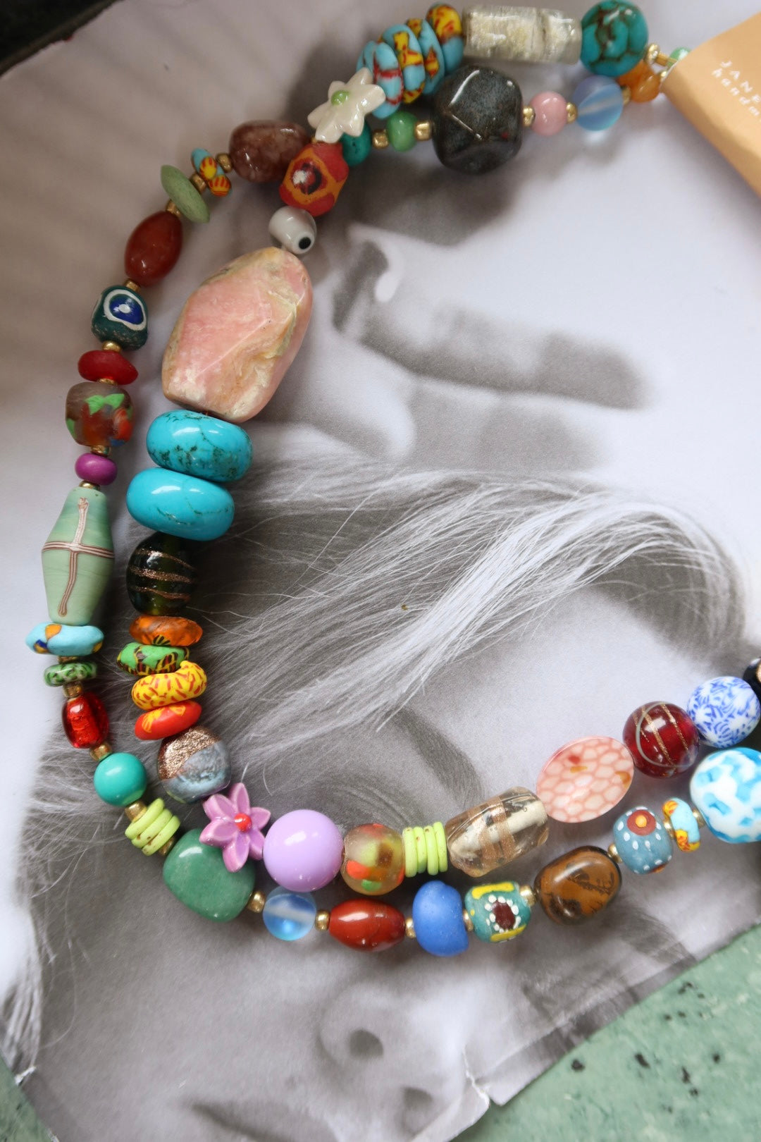 DOUBLE LAYER MIXED BEADS