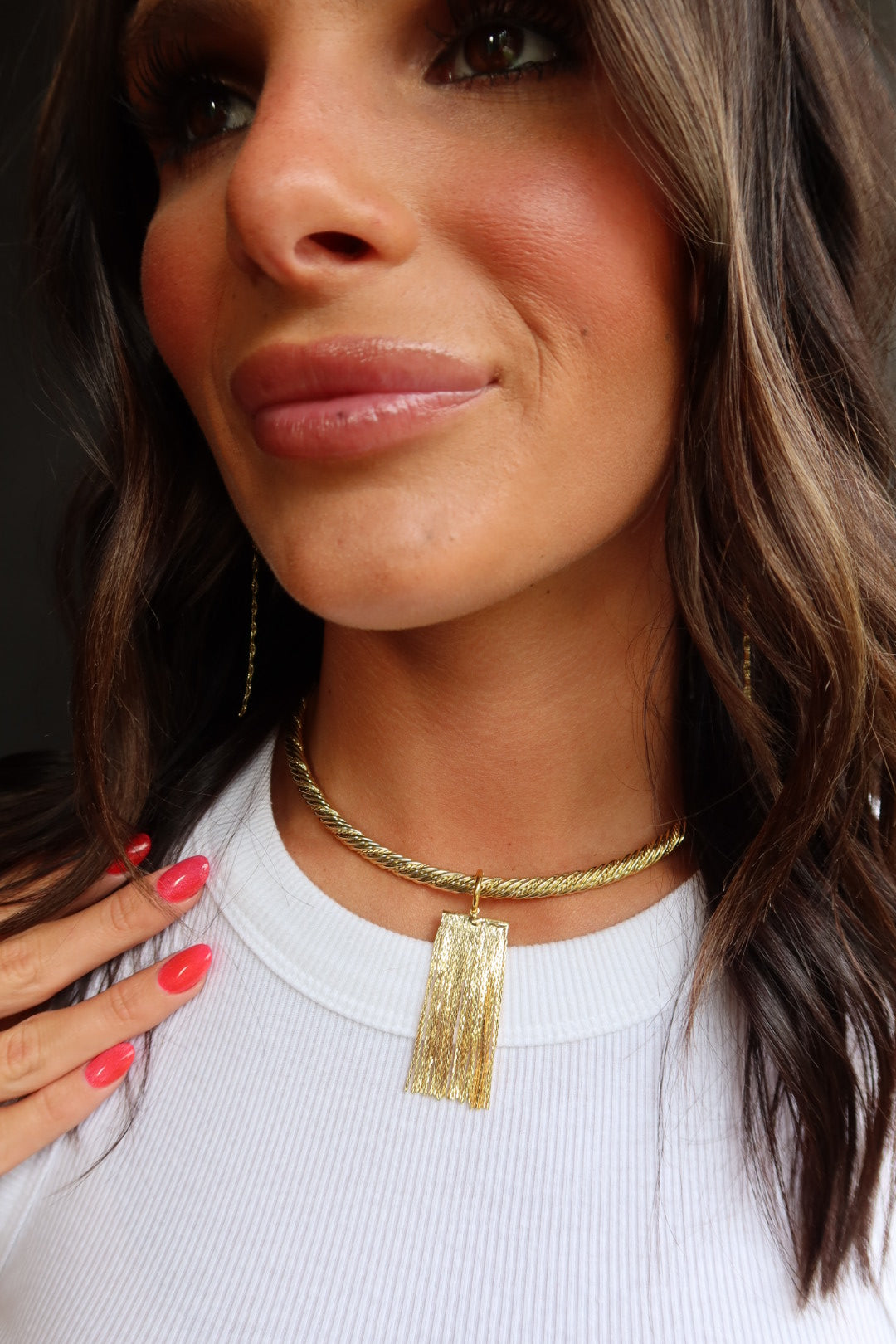 TASSEL CHAIN COLLAR