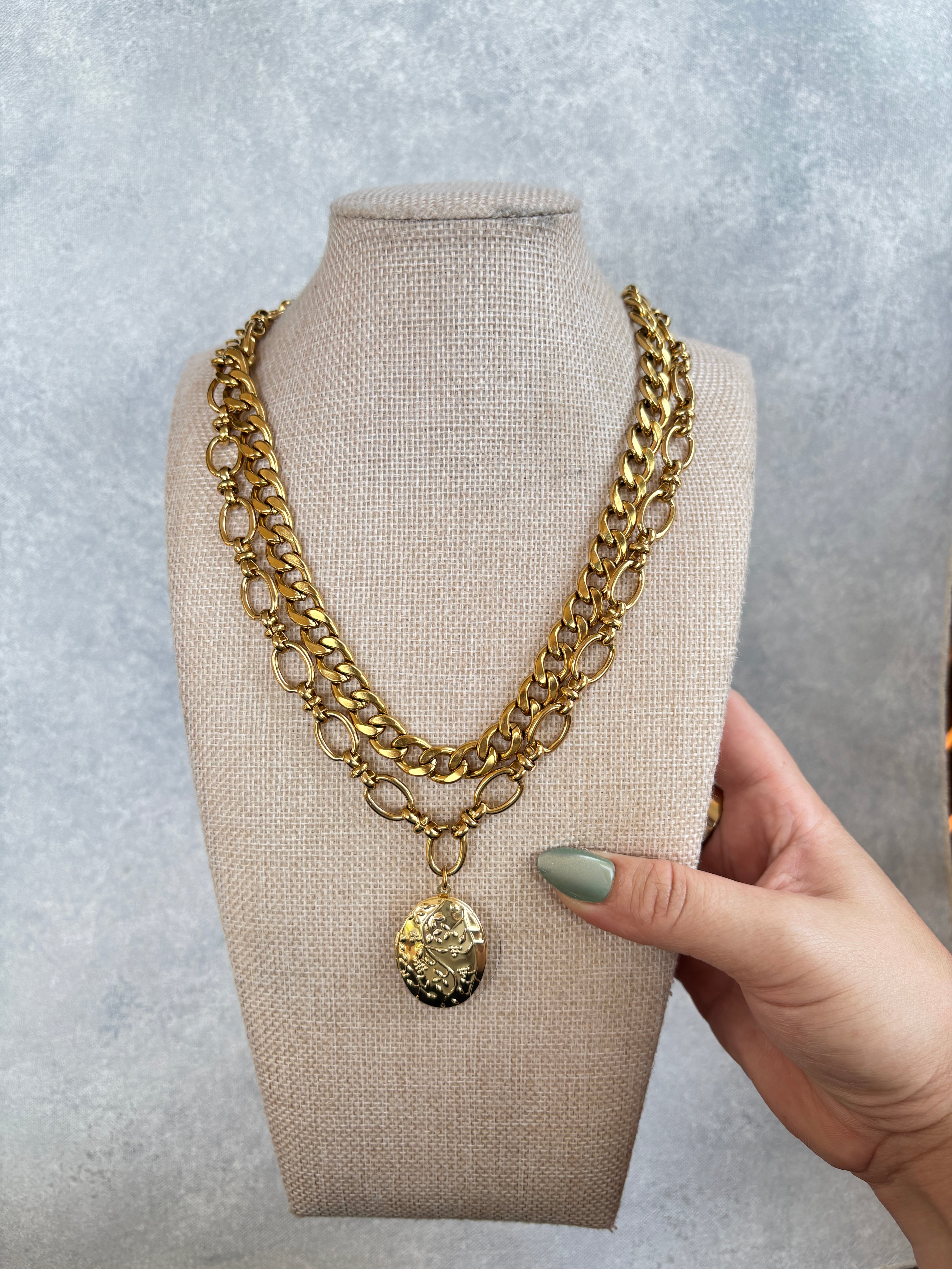 LAYERED LOCKET