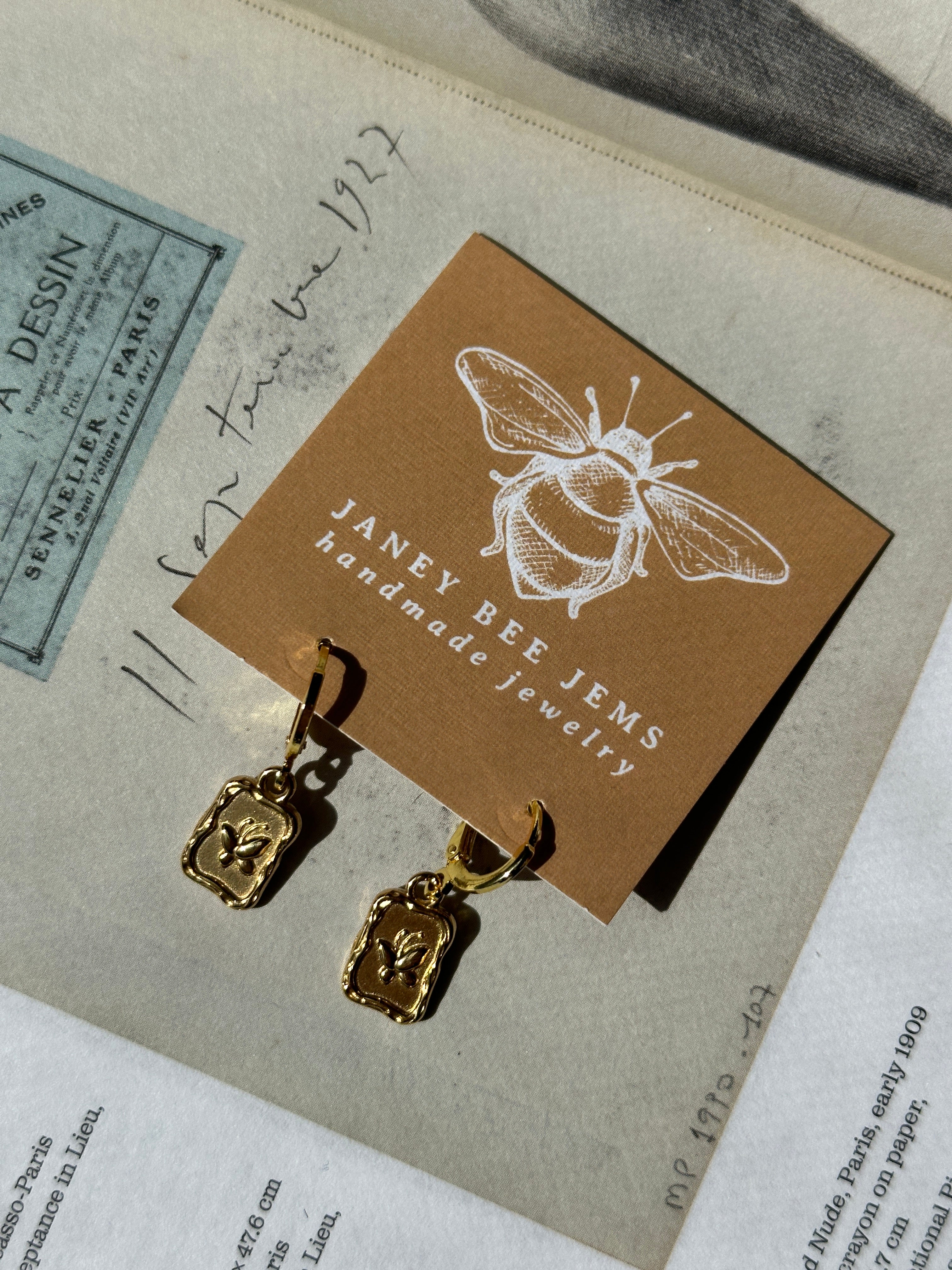 BUTTERFLY PENDANT DANGLES