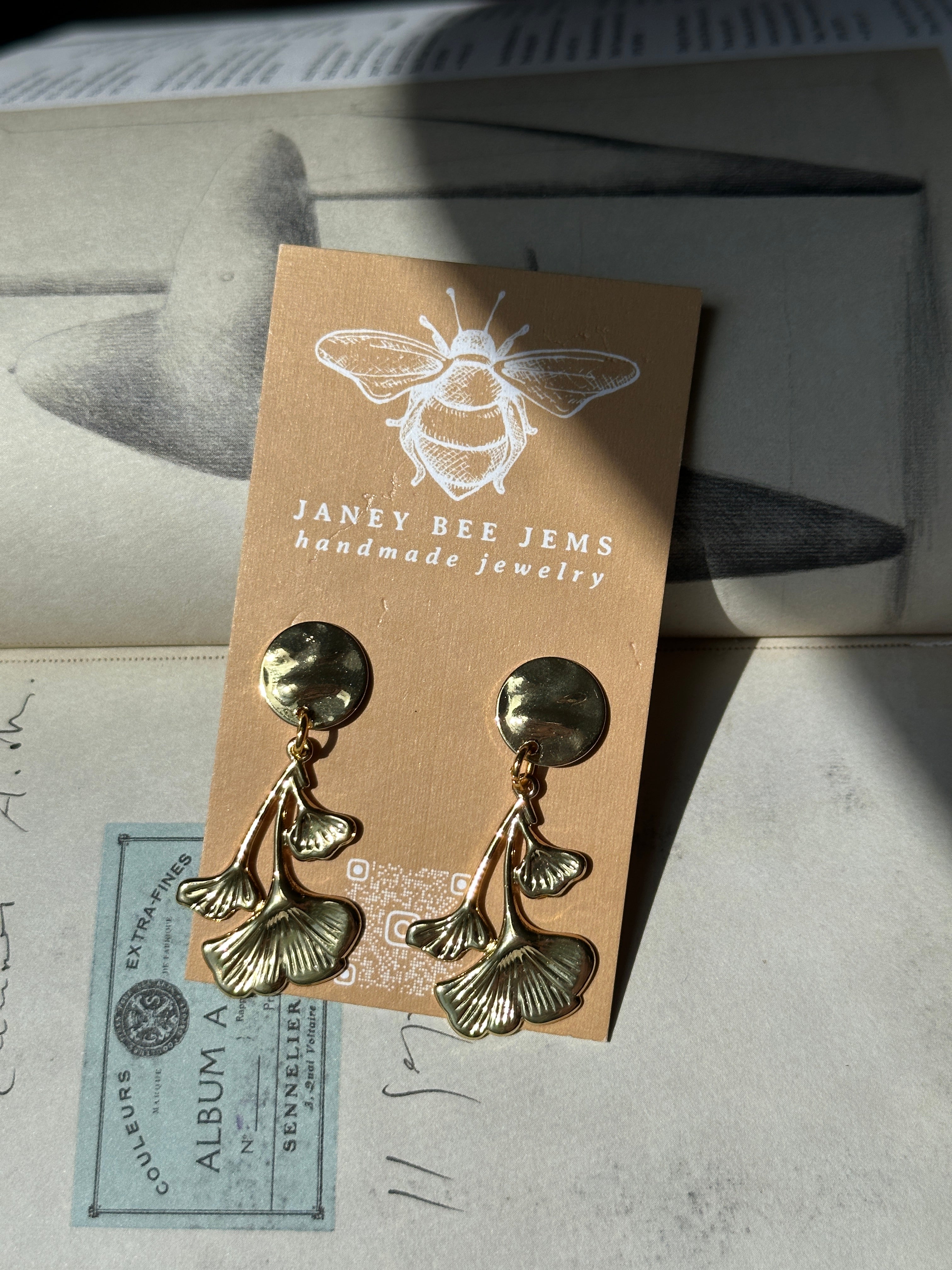 GINKGO EARRINGS