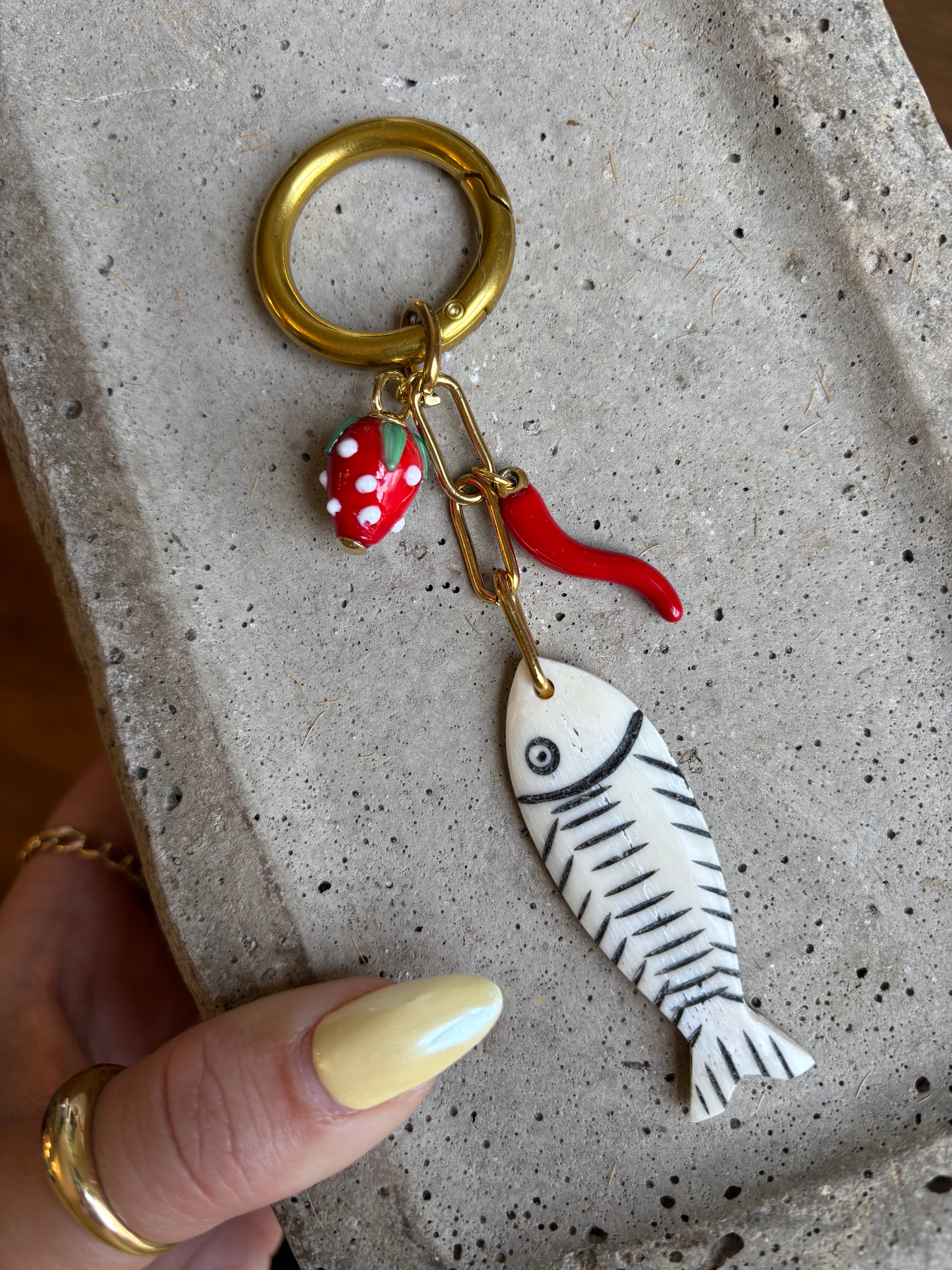 FISH BAG CHARM