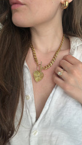 BURST HEART TOGGLE NECKLACE