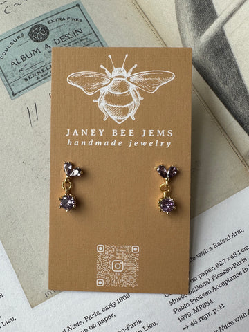 VIOLET EARRINGS