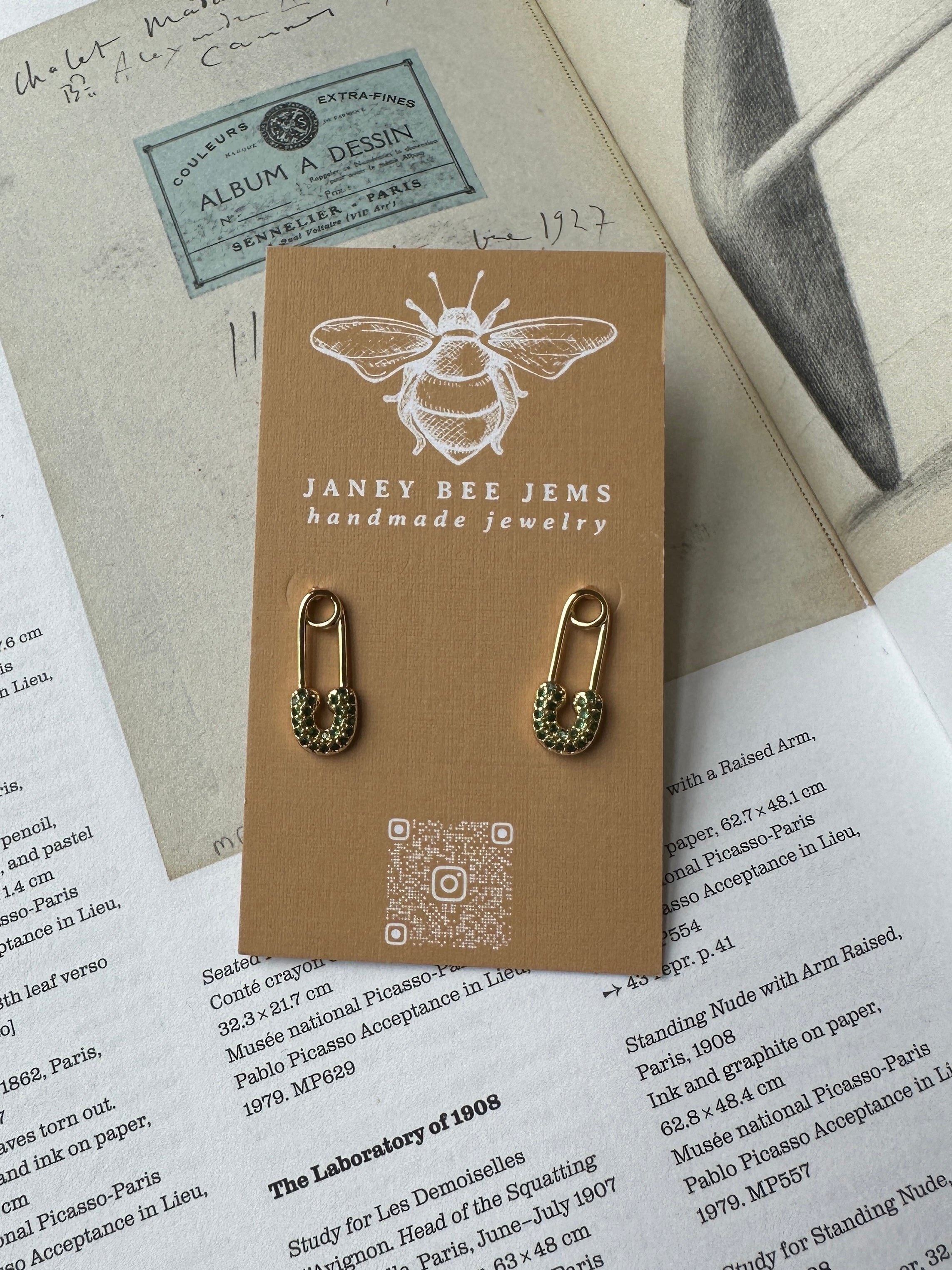 SAFETY PIN EARRINGS