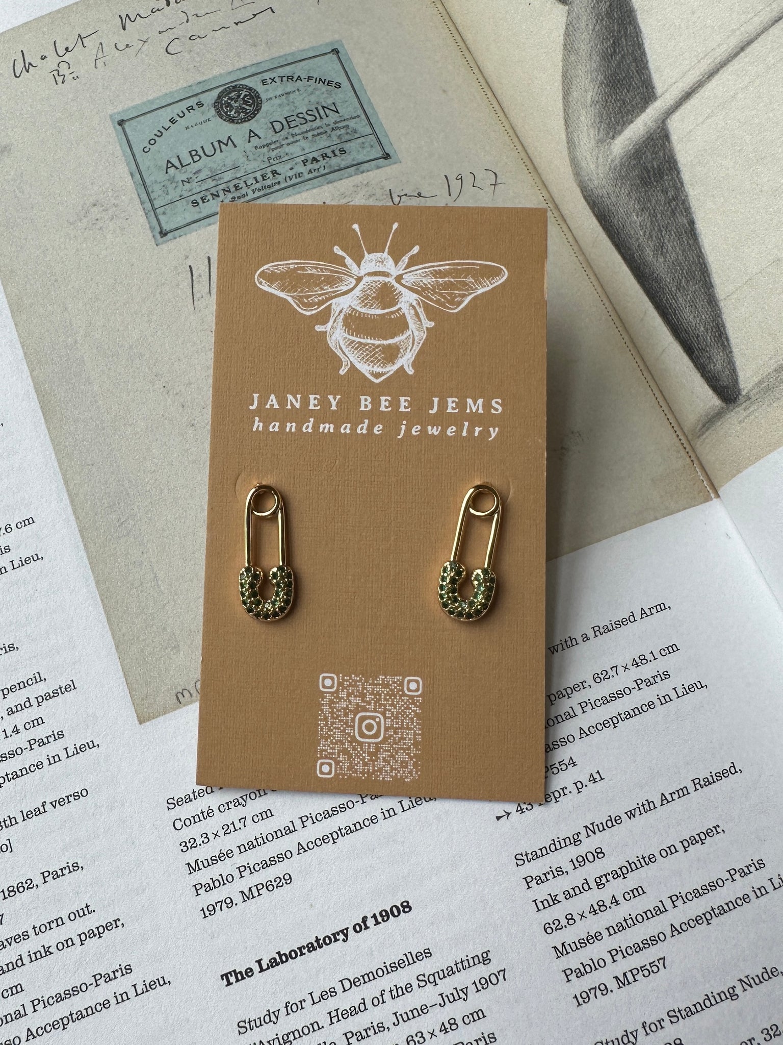 SAFETY PIN EARRINGS