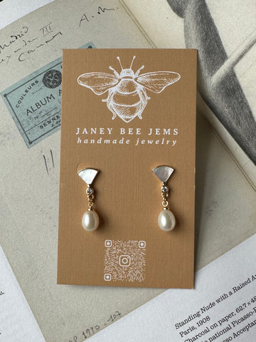 MOTHER OF PEARL DANGLES