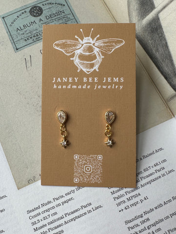 STAR DROP EARRINGS