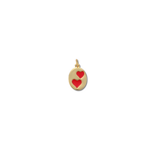 MINI DOUBLE HEART CHARM