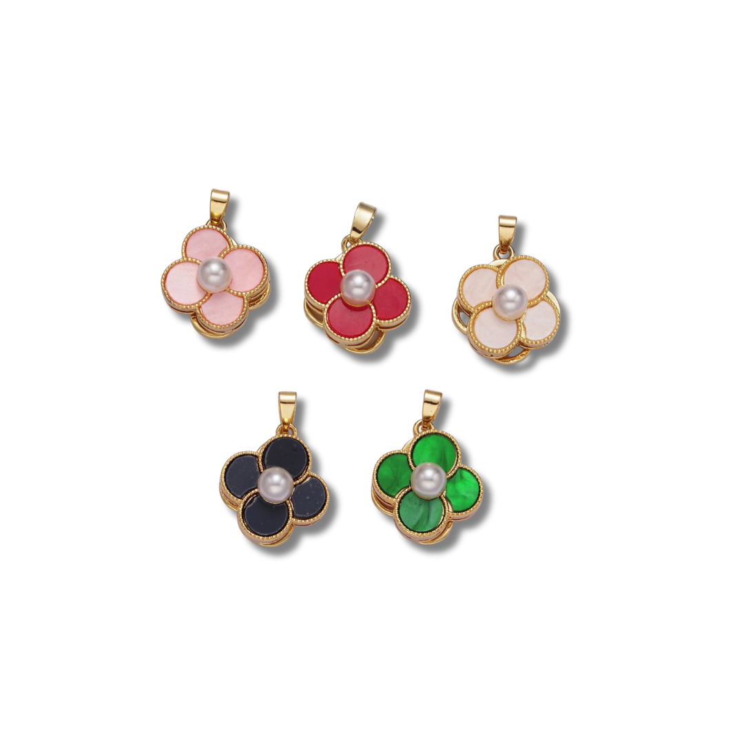 SPINNER FLOWER CHARMS