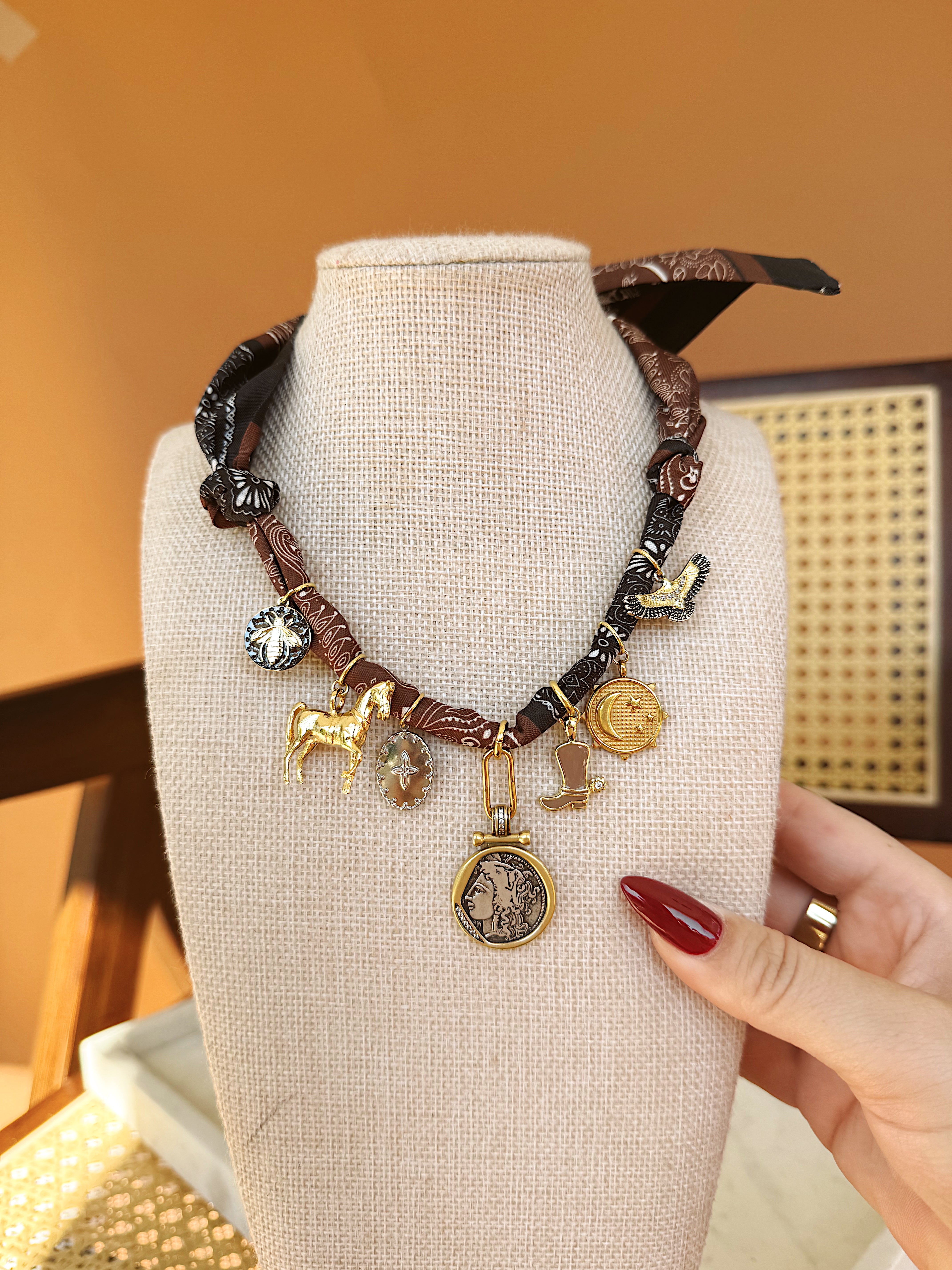 WHERES THE RODEO CHARM NECKLACE