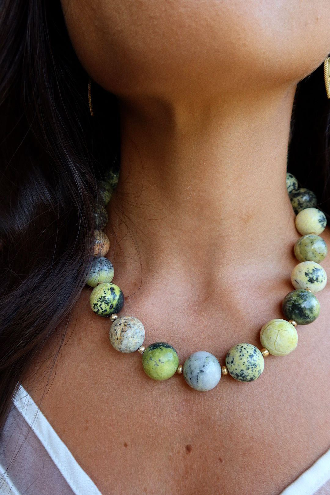 DYLAN (SERPENTINE JASPER BEADS)
