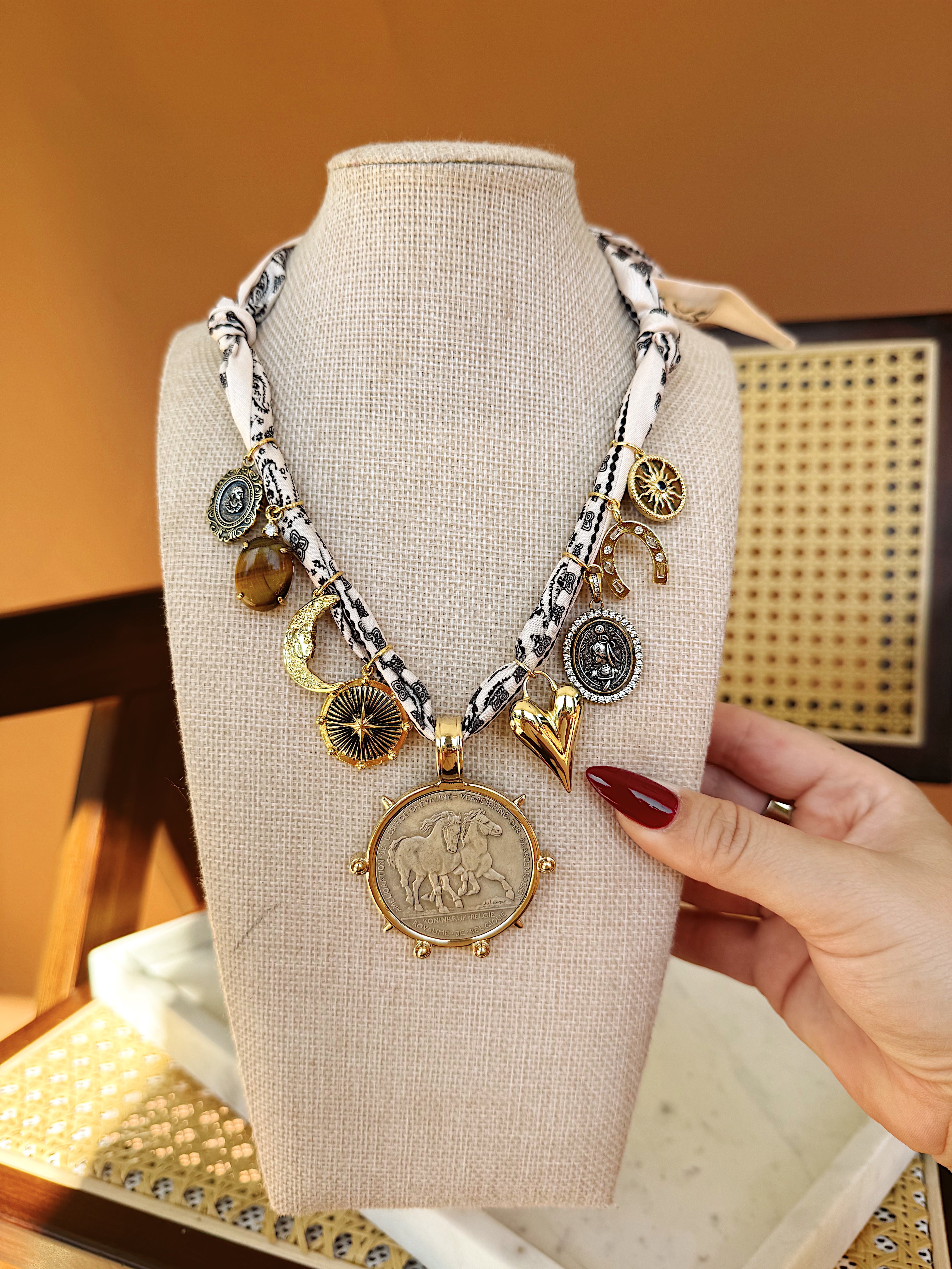 MY LAST RODEO CHARM NECKLACE